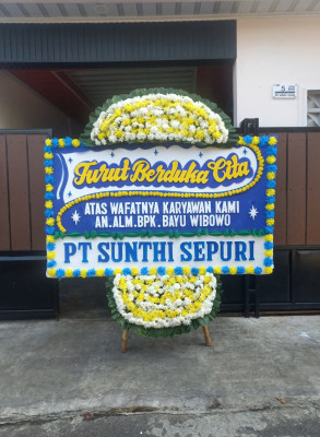 Papan Bunga Duka di Patramanggala